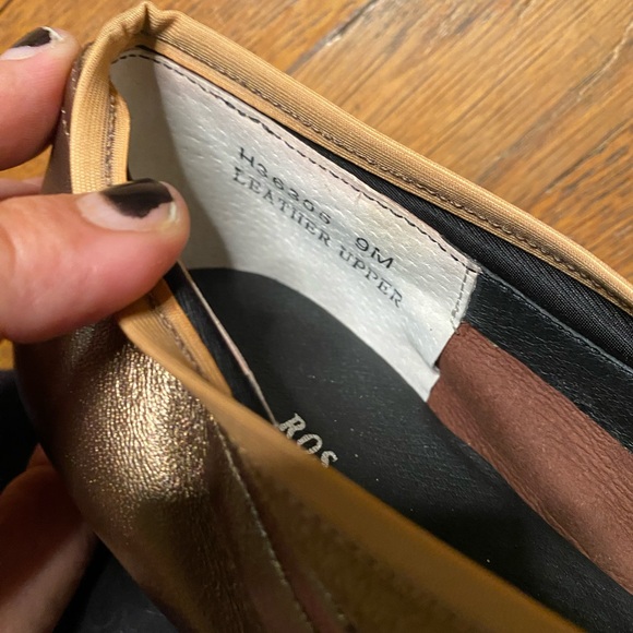 Ros Hommerson Bronze Leather Comfort Flats – Size 9M - Picture 7 of 7